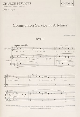Communion Service in A Minor