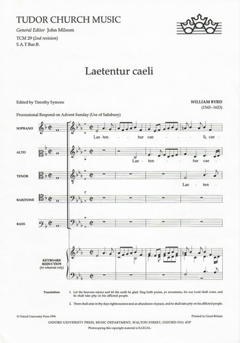 Laetentur Caeli (Tudor Church Music, 29)