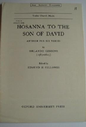 Hosanna to the Son of David