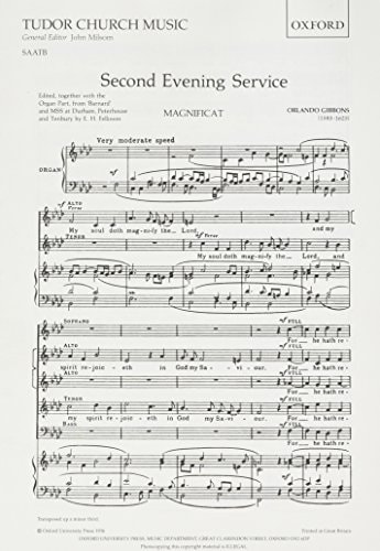 Second Evening Service: Magnificat and Nunc Dimittis