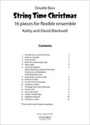 String Time Christmas: Bass Part