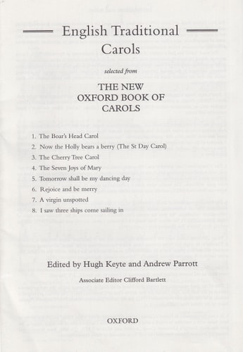 English Traditional Carols