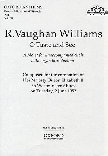 O Taste and See