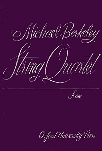 String Quartet In One Movement: Score