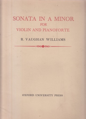 Sonata in A minor: For violin and piano