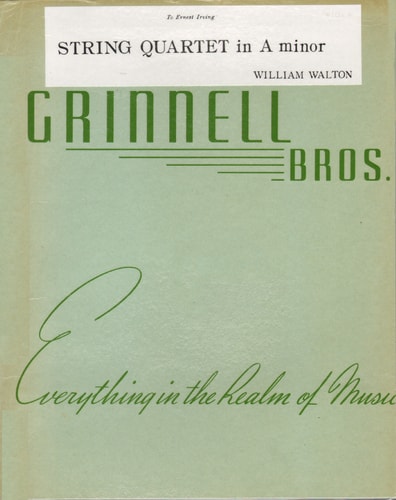 String Quartet in A Minor: Set of Parts