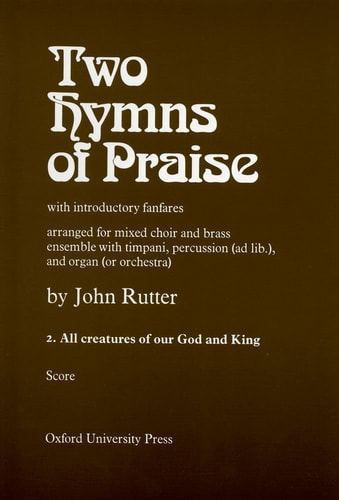 All Creatures of Our God and King: Score (Brass & Percussion Version)