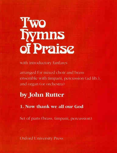 Now Thank We All Our God: Set of Parts (Brass Version)