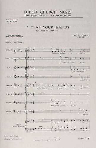 O Clap Your Hands