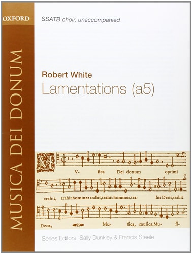 Lamentations: Vocal Score
