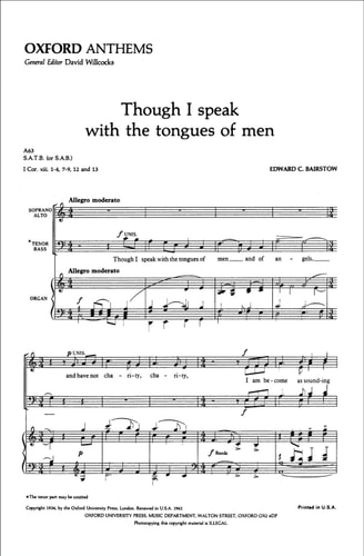Though I Speak with the Tongues of Men