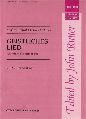Geistliches Lied, Op. 30