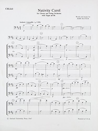 Nativity Carol: Cello
