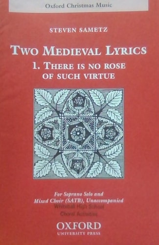 There Is No Rose of Such Virtue: Vocal Score
