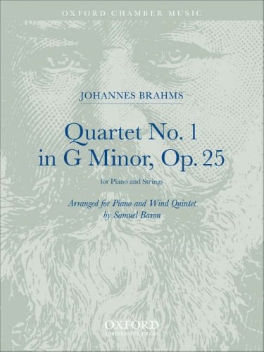 Piano Quartet No. 1 in G minor: Arranged for Piano and Wind Quintet