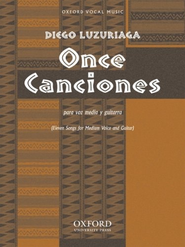 Once Canciones para voz media y guitarra