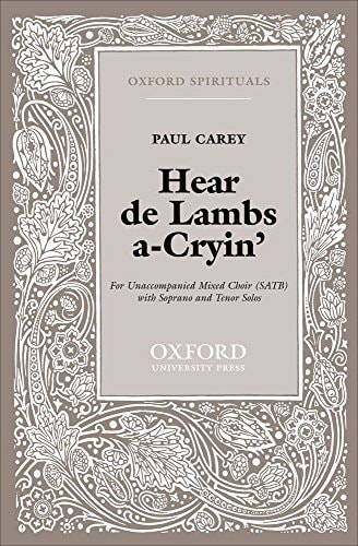 Hear de Lambs a-Cryin': Vocal Score