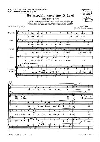 Be Merciful Unto Me, O Lord