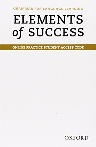 Elements of Success: Students Online Access Code Card