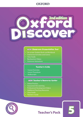 Oxford Discover 5: Teacher's Book with Classroom Practice Tool and Online Practice Test