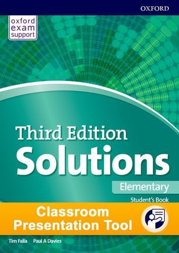Solutions 3rd Edition: Elementary Student's Book and Workbook CPT Access Card
