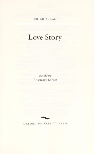 Oxford Bookworms Library 3: Love Story