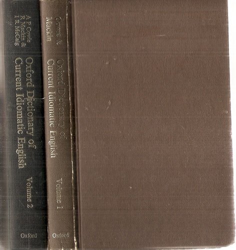 Oxford Dictionary of Current Idiomatic English: Boxed Set of Two Volumes