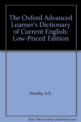 The Oxford Advanced Learner's Dictionary of Current English