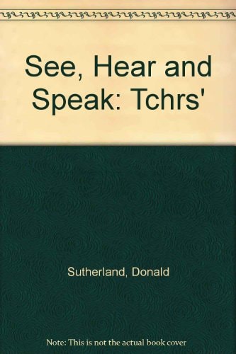 See, Hear and Speak: Teachers
