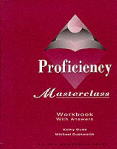 Proficiency Masterclass Workbook With Answer Key