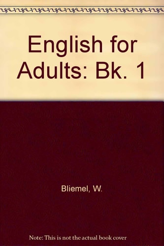 English for Adults: Part 1: Coursebook