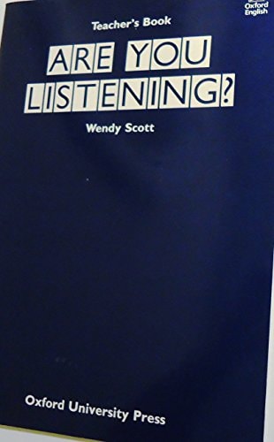 Are You Listening?: Teacher's Book