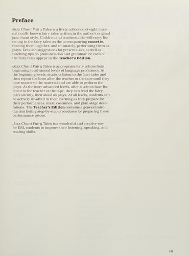 Jazz Chant Fairy Tales: Student Book