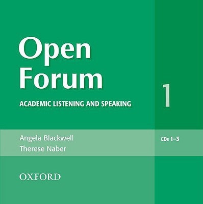 Open Forum 1: Academic Listening and Speaking