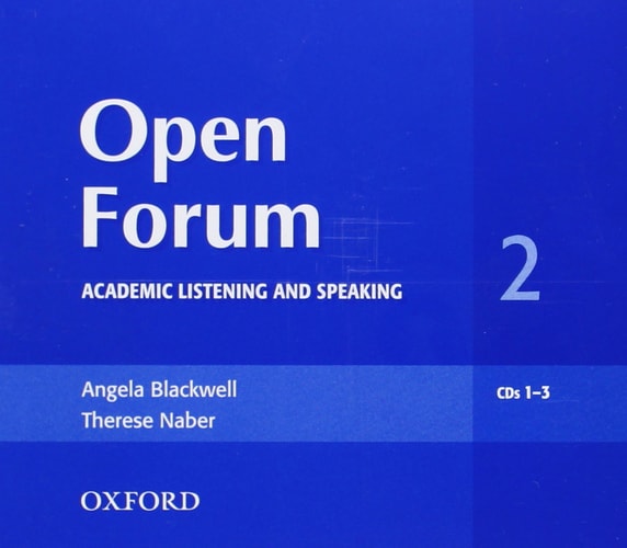 Open Forum 2: Academic Listening and Speaking