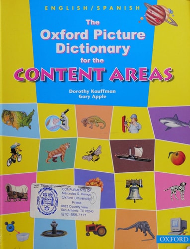 The Oxford Picture Dictionary for the Content Areas: English/Spanish Edition