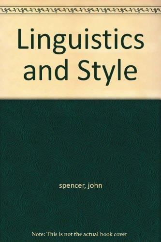 Linguistics and Style