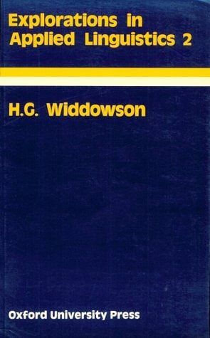 Explorations in Applied Linguistics 2