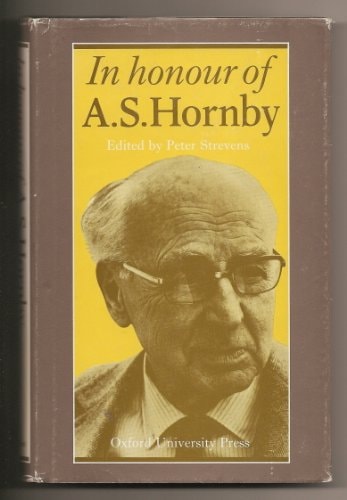 In Honour of A.S. Hornby