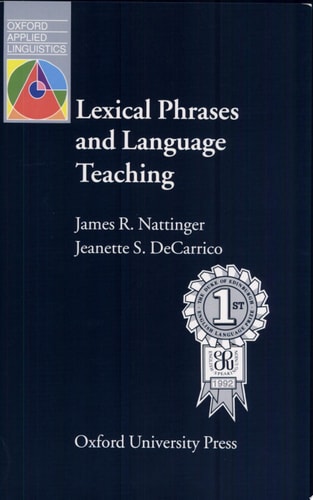 Lexical Phrases and Language Teaching