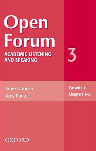 Open Forum 3: Cassettes