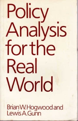 Policy Analysis for the Real World