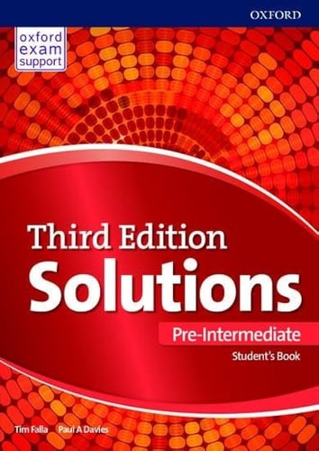 Solutions: Pre-Intermediate: Student's Book