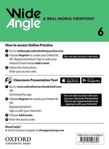 Wide Angle: Level 6: Teacher's Access Card