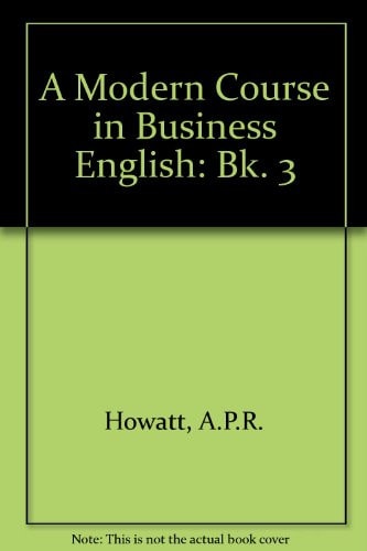 A Modern Course in Business English: Programmed Units