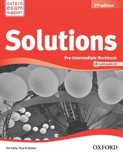 Solutions 2nd edition Pre-Intermediate: Workbook