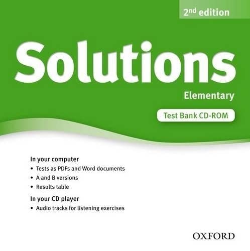 Solutions: Elementary Test CD-ROM