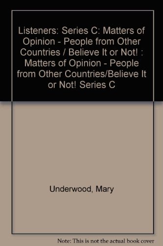 Listeners: Matters of Opinion - People from Other Countries