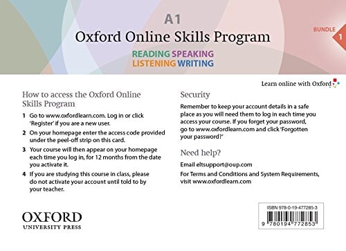Oxford Online Skills Program: A1 General English Bundle 1