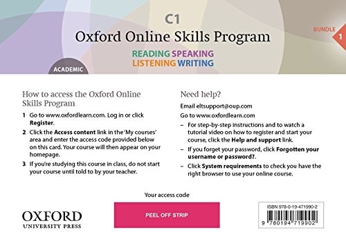 Oxford Online Skills Program: C1, General English Bundle 1
